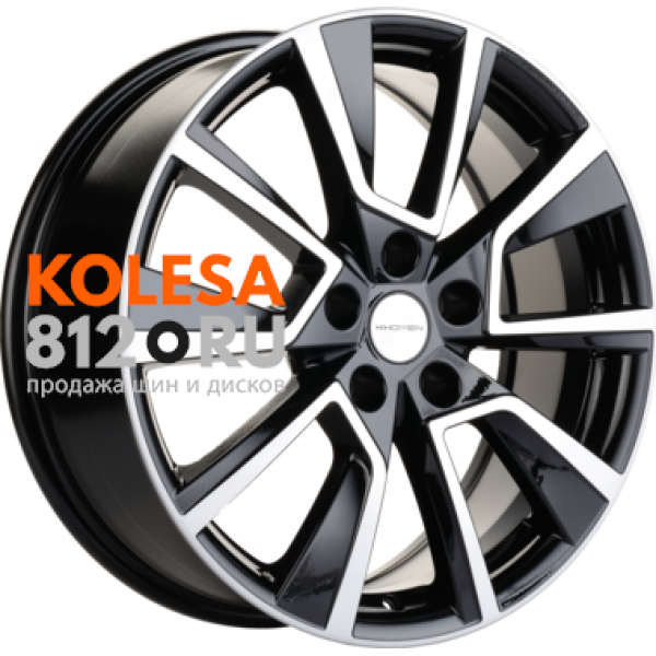 Khomen Wheels KHW1802 7 R18 PCD:5/114.3 ET:35 DIA:60.1 Black-FP