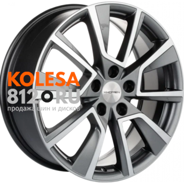 Khomen Wheels KHW1802 7 R18 PCD:5/114.3 ET:35 DIA:60.1 Gray-FP