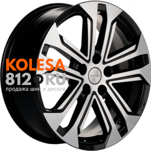 Khomen Wheels KHW1803 7 R18 PCD:5/114.3 ET:45 DIA:60.1 Black-FP