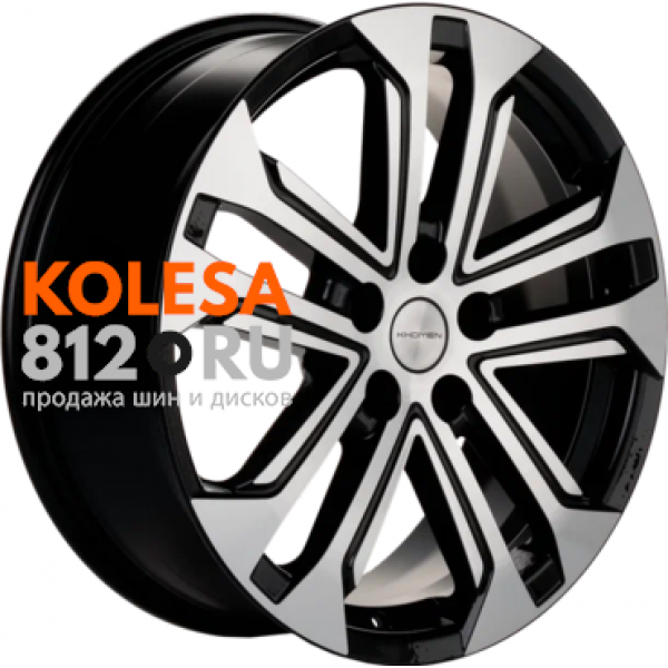 Khomen Wheels KHW1803 7 R18 PCD:5/108 ET:40 DIA:57.1 Black-FP
