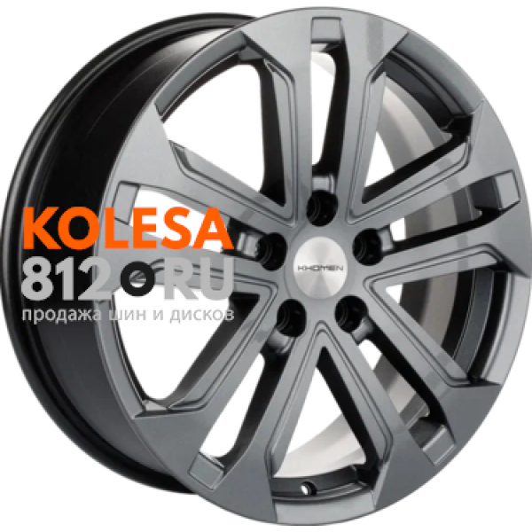 Khomen Wheels KHW1803 7 R18 PCD:5/114.3 ET:37 DIA:66.5 Gray
