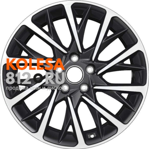 Khomen Wheels KHW1804 7.5 R18 PCD:5/112 ET:39 DIA:66.6 Black-FP