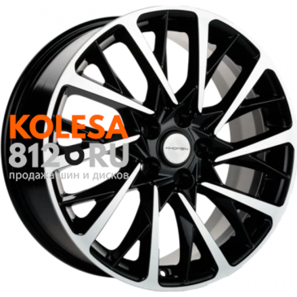 Khomen Wheels KHW1804 7.5 R18 PCD:5/108 ET:45 DIA:60.1 Black-FP
