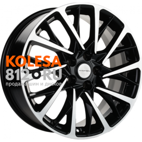 Khomen Wheels KHW1804 7.5 R18 PCD:5/108 ET:40 DIA:60.1 Black-FP