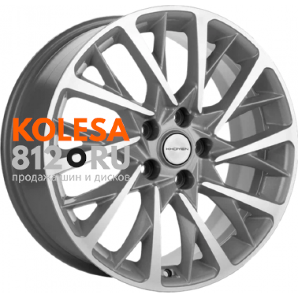 Khomen Wheels KHW1804 (Tugela/Jaguar F-Pace) 7.5 R18 PCD:5/108 ET:46 DIA:63.4 F-Silver-FP