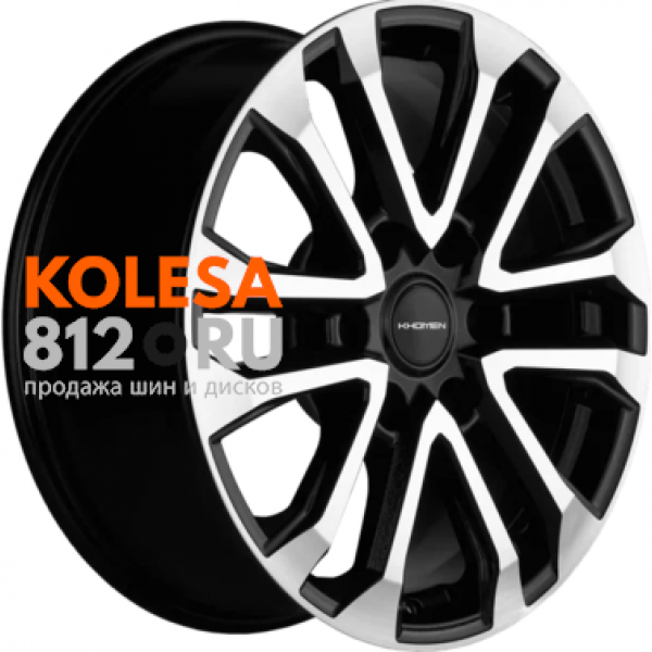 Khomen Wheels KHW1805 7.5 R18 PCD:6/139.7 ET:42 DIA:75.1 Black-FP