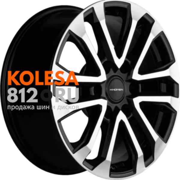 Khomen Wheels KHW1805 7.5 R18 PCD:6/139.7 ET:42 DIA:75.1 Black-FP