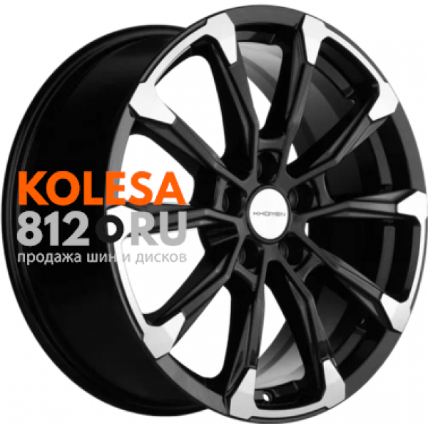 Khomen Wheels KHW1805 7.5 R18 PCD:6/139.7 ET:25 DIA:106.1 Black-FP