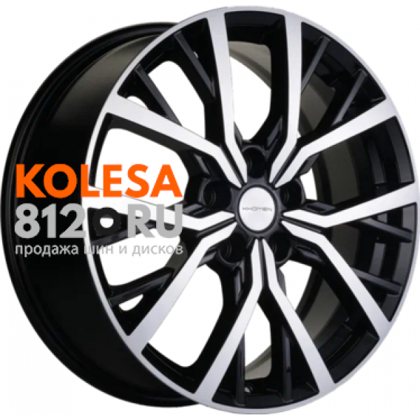 Khomen Wheels KHW1806 7 R18 PCD:5/110 ET:50 DIA:63.3 Black-FP