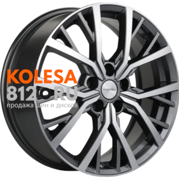 Khomen Wheels KHW1806 7 R18 PCD:5/114.3 ET:40 DIA:64.1 Gray-FP
