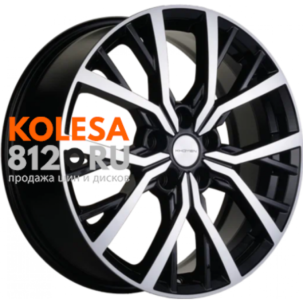 Khomen Wheels KHW1806 7 R18 PCD:5/114.3 ET:38 DIA:67.1 Black-FP