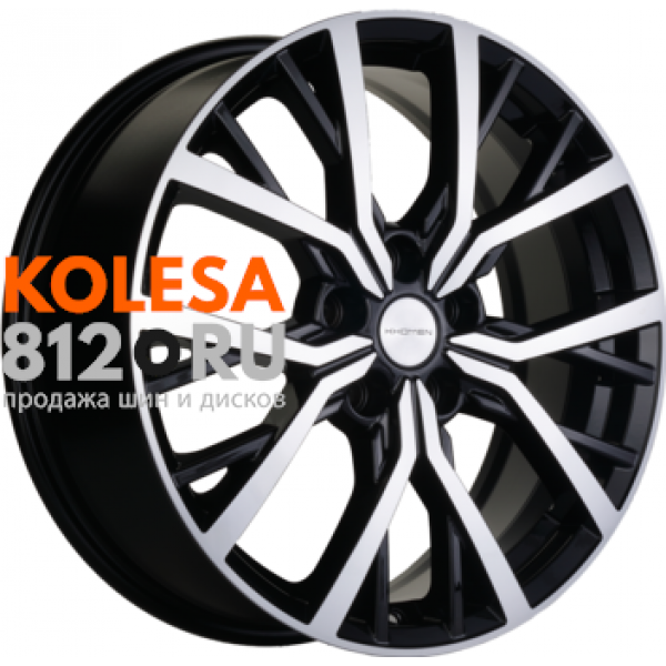 Khomen Wheels KHW1806 7 R18 PCD:5/114.3 ET:48.5 DIA:67.1 Black-FP