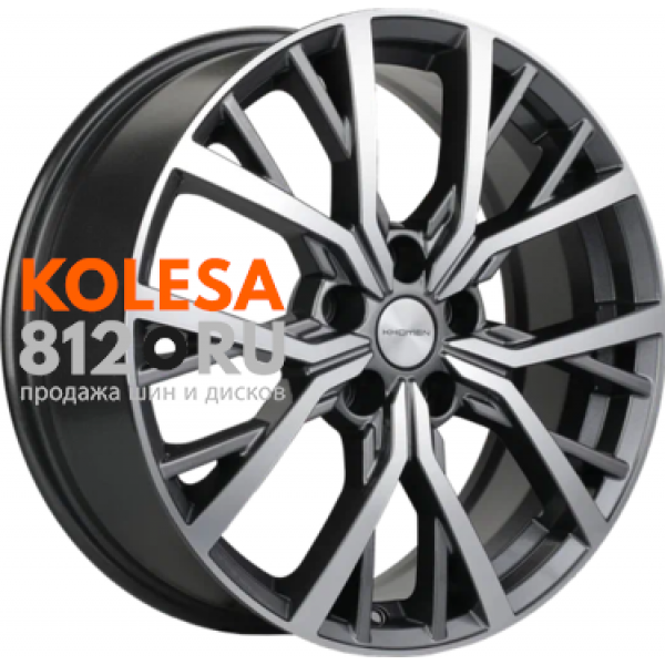 Khomen Wheels KHW1806 7 R18 PCD:5/114.3 ET:48.5 DIA:67.1 Gray-FP