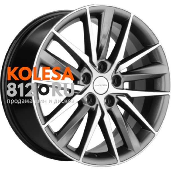 Khomen Wheels KHW1807 8 R18 PCD:5/114.3 ET:50 DIA:60.1 Gray-FP