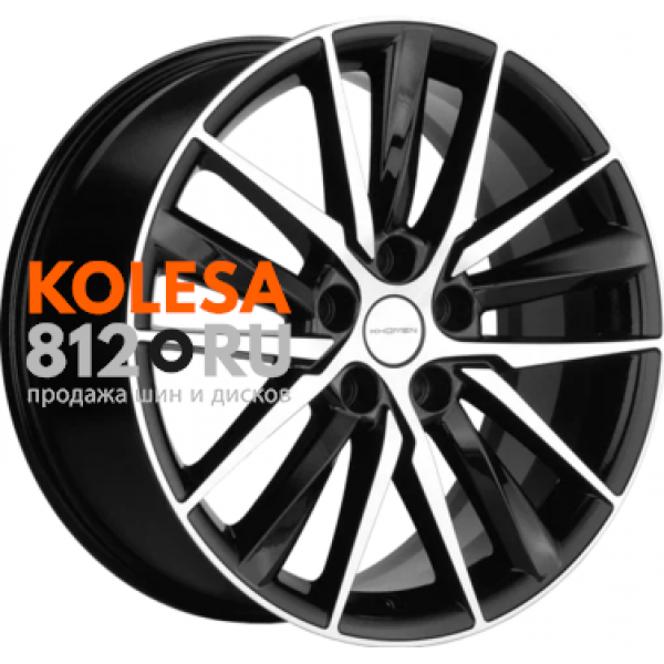 Khomen Wheels KHW1807 8 R18 PCD:5/112 ET:39 DIA:66.6 Black-FP