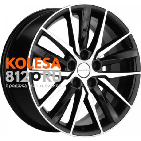 Khomen Wheels KHW1807 8 R18 PCD:5/114.3 ET:50 DIA:60.1 Black-FP