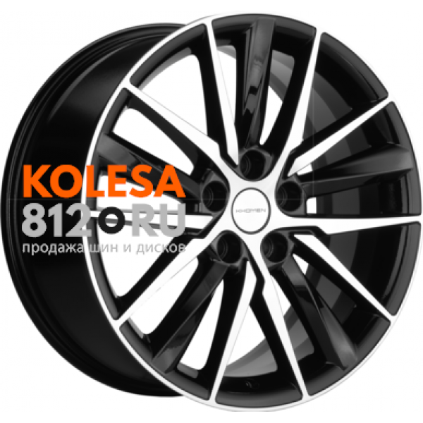 Khomen Wheels KHW1807 8 R18 PCD:5/114.3 ET:50 DIA:60.1 Black-FP