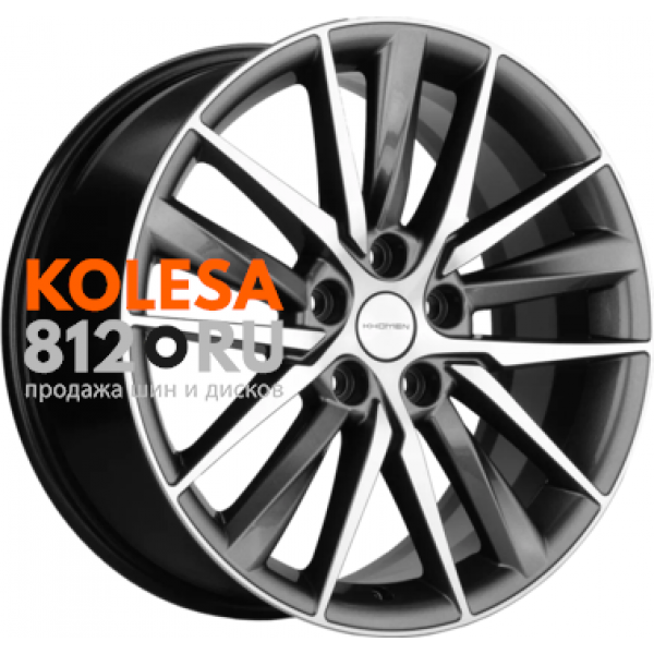 Khomen Wheels KHW1807 8 R18 PCD:5/114.3 ET:50 DIA:60.1 Gray-FP
