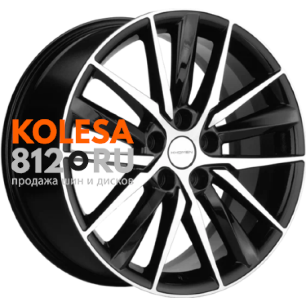 Khomen Wheels KHW1807 8 R18 PCD:5/108 ET:47 DIA:60.1 Black-FP