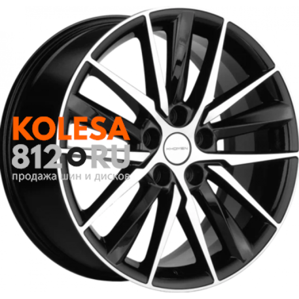 Khomen Wheels KHW1807 8 R18 PCD:5/108 ET:46 DIA:63.4 Black-FP
