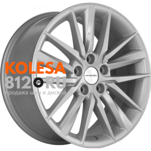 Khomen Wheels KHW1807 (Tugella/Jaguar XF/F-Pace) 8 R18 PCD:5/108 ET:46 DIA:63.4 F-Silver