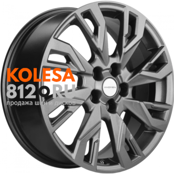 Khomen Wheels KHW1809 7 R18 PCD:5/114.3 ET:37 DIA:66.5 Gray