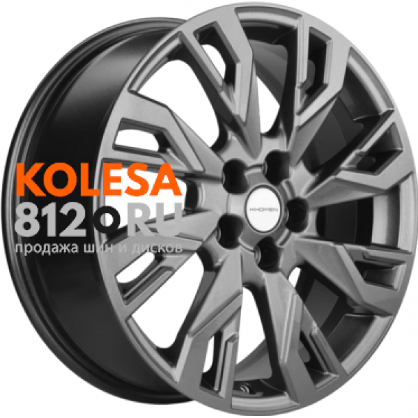 Khomen Wheels KHW1809 7 R18 PCD:5/114.3 ET:45 DIA:60.1 Gray