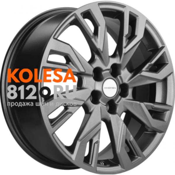 Khomen Wheels KHW1809 7 R18 PCD:5/114.3 ET:45 DIA:66.1 Gray