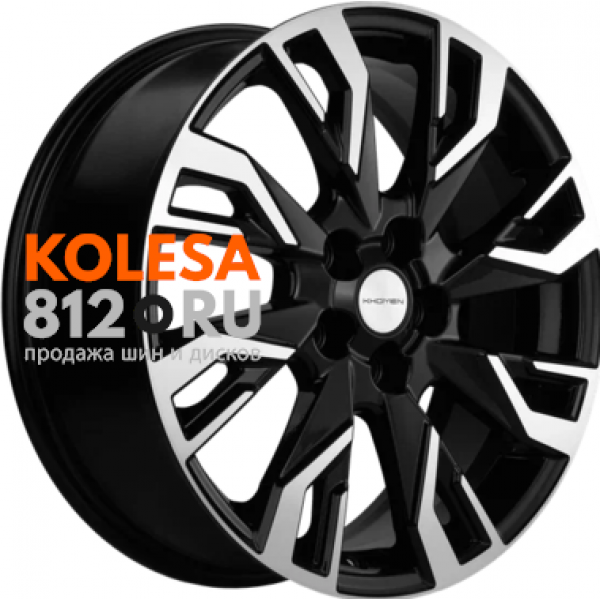 Khomen Wheels KHW1809 7 R18 PCD:5/110 ET:35 DIA:67.1 Black-FP