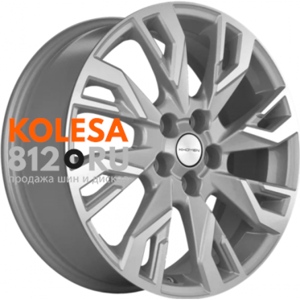 Khomen Wheels KHW1809 7 R18 PCD:5/114.3 ET:38 DIA:67.1 F-Silver-FP