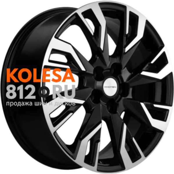 Khomen Wheels KHW1809 7 R18 PCD:5/114.3 ET:45 DIA:66.1 Black-FP