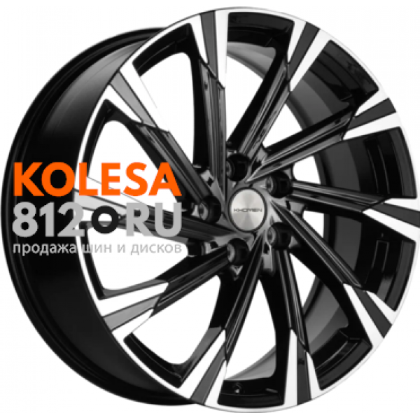 Khomen Wheels KHW1901 7.5 R19 PCD:5/114.3 ET:45 DIA:60.1 Black-FP