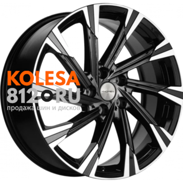 Khomen Wheels KHW1901 7.5 R19 PCD:5/108 ET:36 DIA:65.1 Black-FP