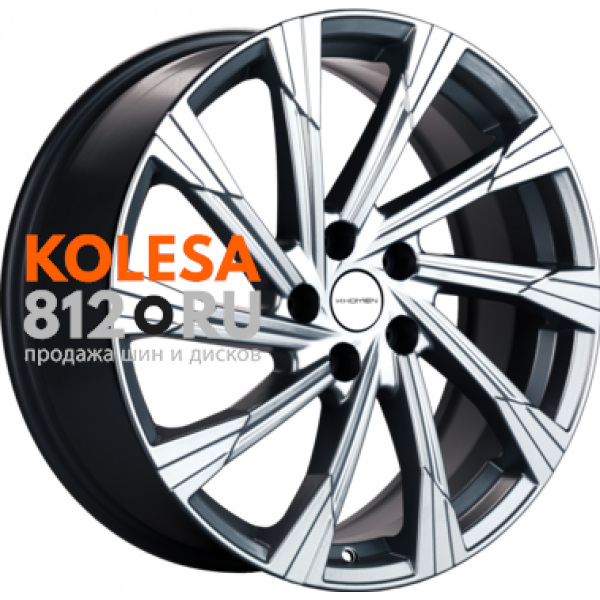 Khomen Wheels KHW1901 7.5 R19 PCD:5/114.3 ET:50.5 DIA:67.1 Gray-FP