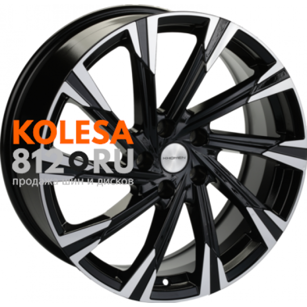 Khomen Wheels KHW1901 7.5 R19 PCD:5/114.3 ET:49.5 DIA:67.1 Black-FP