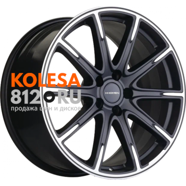 Khomen Wheels KHW1903 8.5 R19 PCD:5/112 ET:38 DIA:66.6 Black-FP matt
