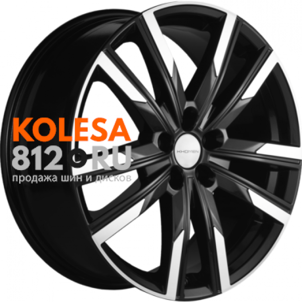 Khomen Wheels KHW1905 7.5 R19 PCD:5/100 ET:28 DIA:57.1 Black-FP