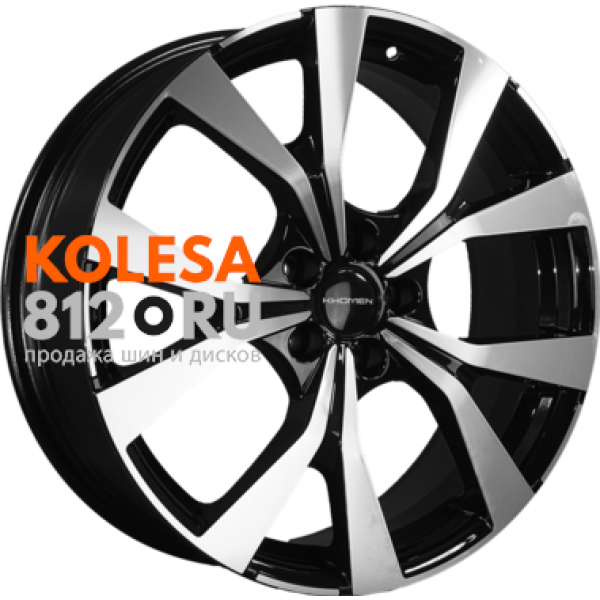 Khomen Wheels KHW1906 7 R19 PCD:5/108 ET:33 DIA:60.1 Black-FP