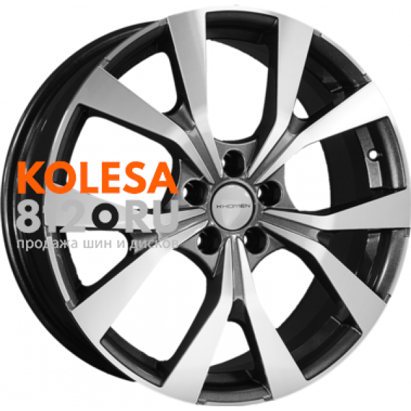 Khomen Wheels KHW1906 7 R19 PCD:5/114.3 ET:40 DIA:64.1 Gray-FP
