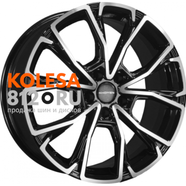 Khomen Wheels KHW1907 7.5 R19 PCD:5/108 ET:33 DIA:60.1 Black-FP