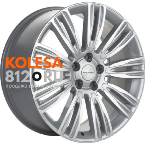 Khomen Wheels KHW2004 8.5 R20 PCD:5/120 ET:45 DIA:72.6 Brilliant Silver-FP