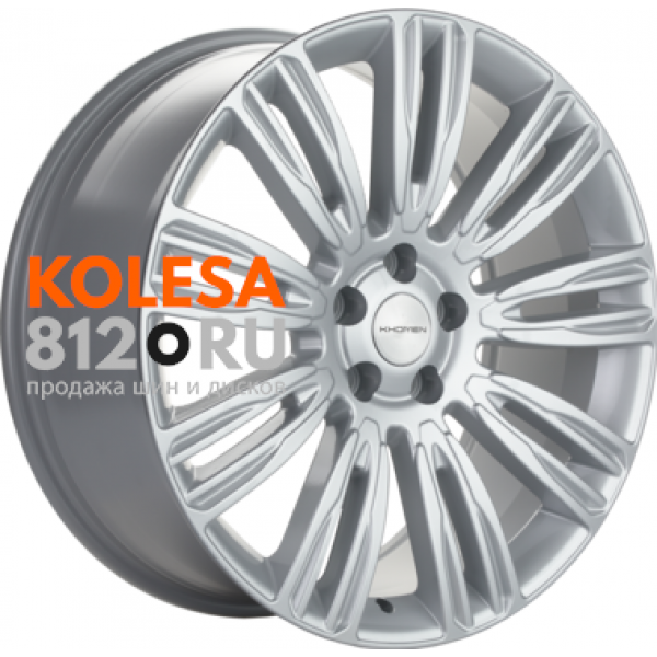 Khomen Wheels KHW2004 8.5 R20 PCD:5/120 ET:45 DIA:72.6 Brilliant silver