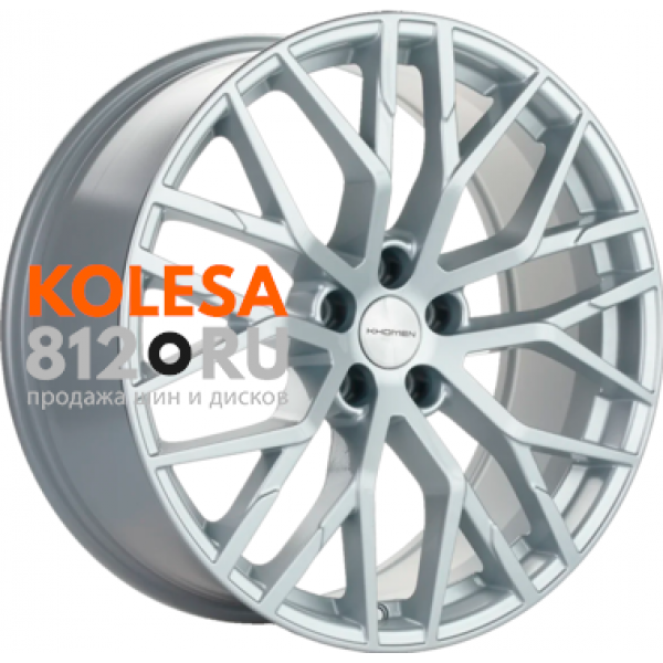 Khomen Wheels KHW2005 8.5 R20 PCD:5/112 ET:33 DIA:66.5 Brilliant Silver-FP