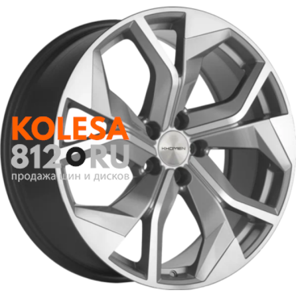 Khomen Wheels KHW2006 8.5 R20 PCD:5/114.3 ET:30 DIA:60.1 Silver-FP