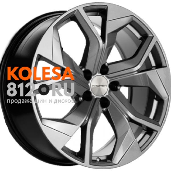 Khomen Wheels KHW2006 8.5 R20 PCD:5/114.3 ET:30 DIA:60.1 Brilliant silver
