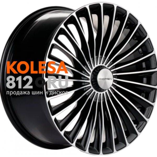 Khomen Wheels KHW2008 8.5 R20 PCD:5/112 ET:38 DIA:66.6 Black-FP