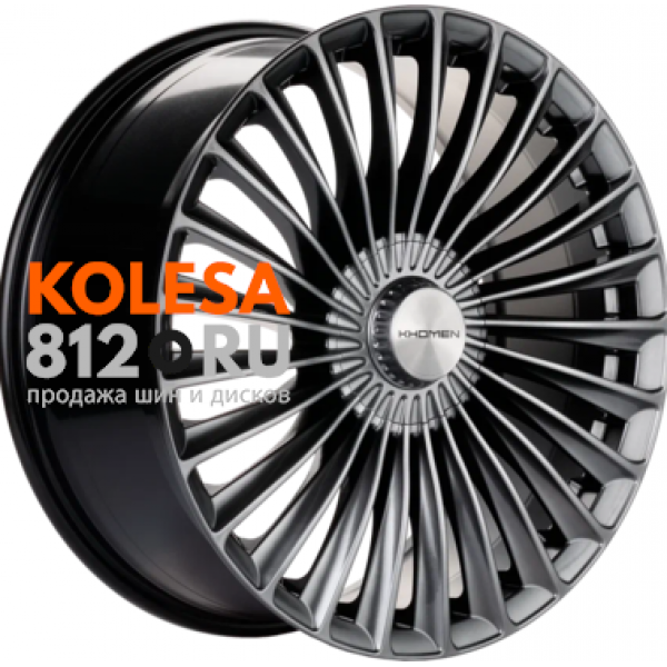 Khomen Wheels KHW2008 9.5 R20 PCD:5/112 ET:38 DIA:66.6 Dark Chrome
