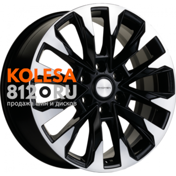 Khomen Wheels KHW2010 8 R20 PCD:6/114.3 ET:40 DIA:67.1 Black-FP
