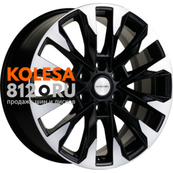 Khomen Wheels KHW2010 8 R20 PCD:6/139.7 ET:25 DIA:106.1 Black-FP