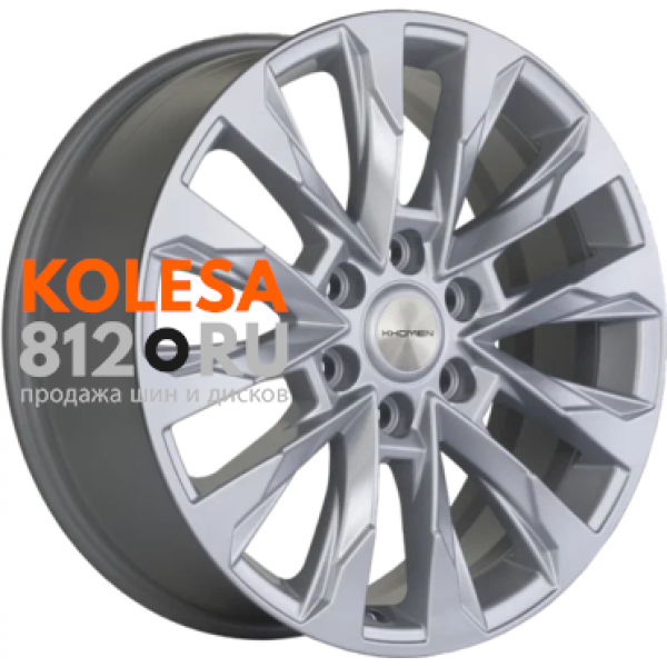 Khomen Wheels KHW2010 8 R20 PCD:6/139.7 ET:25 DIA:106.1 Brilliant silver